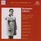 Gigli, Beniamino: Gigli Edition, Vol.  8: Milan, London and Berlin Recordings (1933-1935) - CD Foto #1