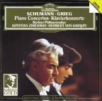 Krystian Zimerman, Herbert von Karajan, Berliner Philharmoniker: Schumann, Grieg: Piano Concertos - Plak