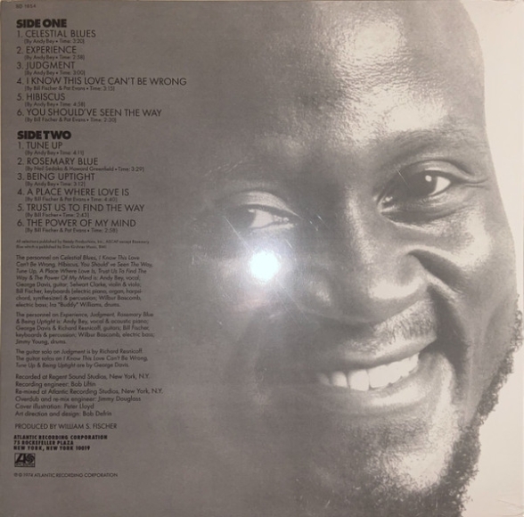 Andy Bey: Experience And Judgment - Plak Foto #2