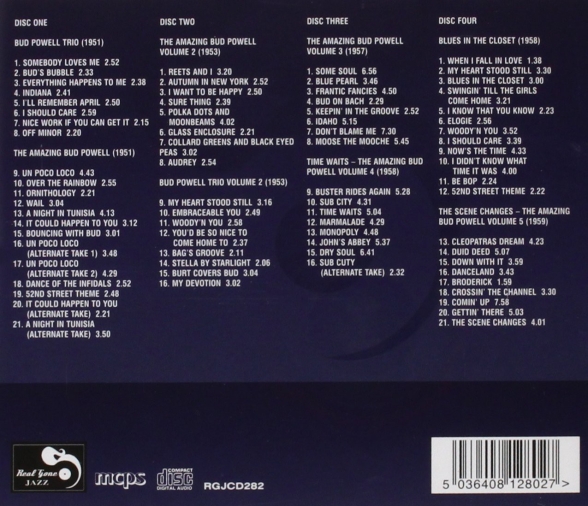 Bud Powell: Eight Classic Albums - CD Foto #2
