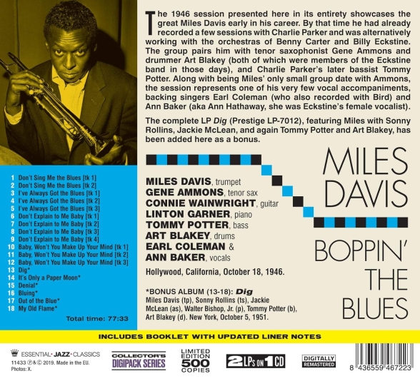 Miles Davis: Boppin' the Blues - CD Foto #2