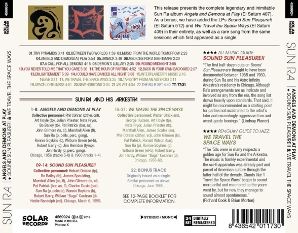 Sun Ra: Sound Sun Pleasure + We Travel The Space Ways + 1 Bonus Track - CD Foto #2