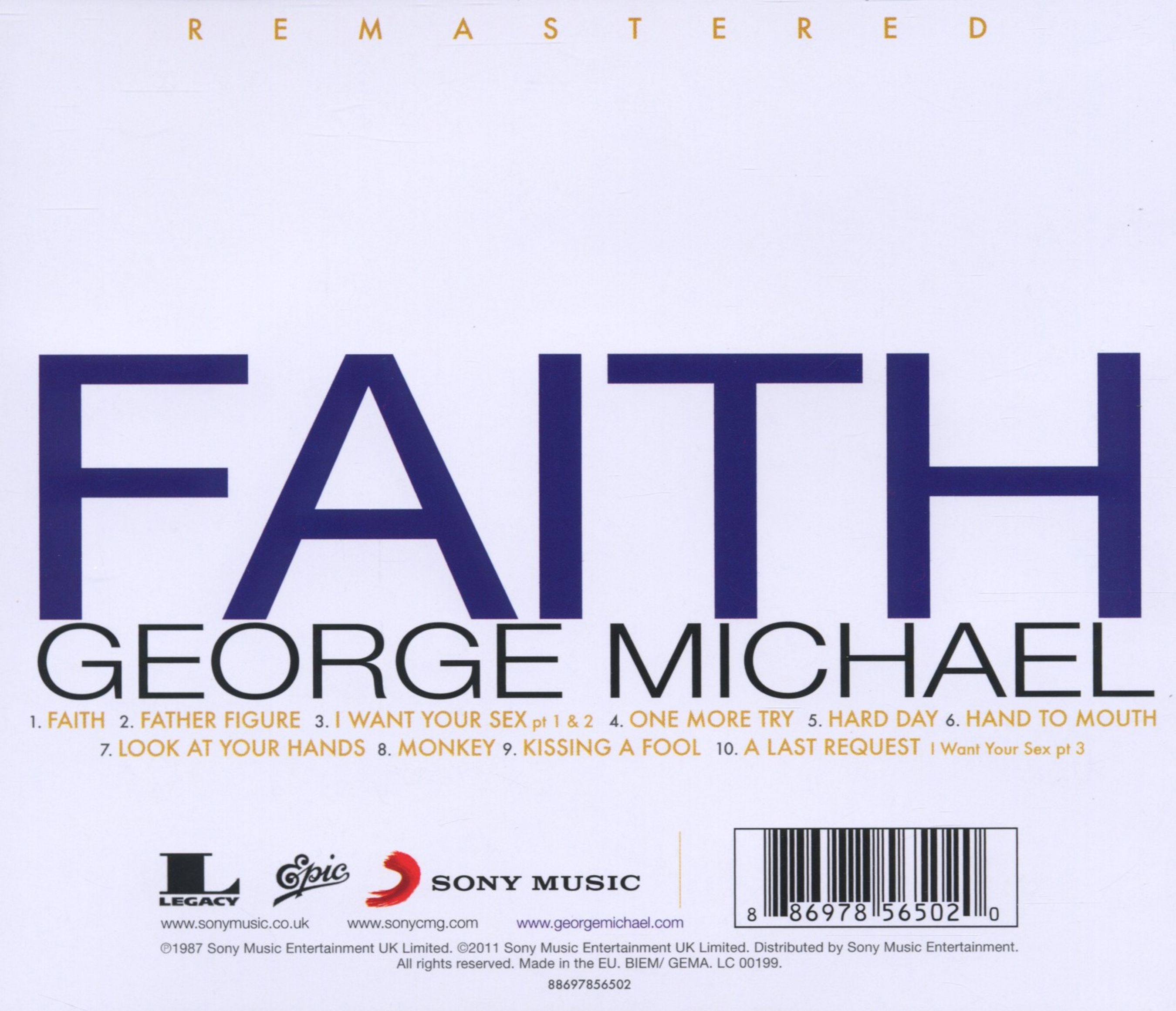 George Michael: Faith - CD | Opus3a