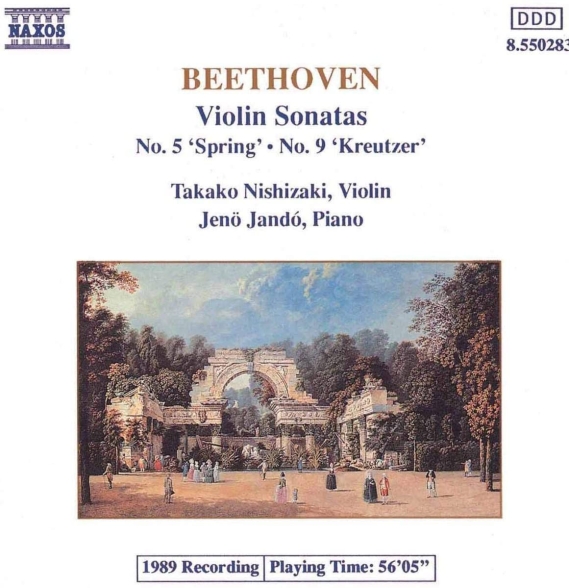 Takako Nishizaki, Jenö Jandó: Beethoven: Violin Sonatas Nos.5, 9 - CD Foto #1