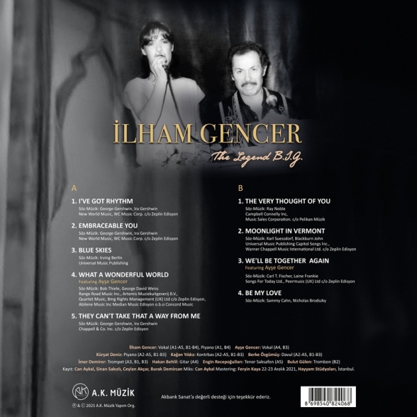 İlham Gencer: The Legend B.I.G - Plak Foto #2