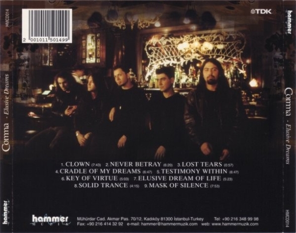 Comma: Elusive Dreams - CD Foto #2