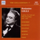 Gigli, Beniamino: Gigli Edition, Vol.  7: London, New York and Milan Recordings (1931-1932) - CD Foto #1