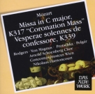Joan Rodgers, Elisabeth von Magnus, Laszlo Polgar, Arnold Schoenberg Chor, Concentus Musicus Wien, Nikolaus Harnoncourt: Mozart: Coronation Mass, Vesperae solennes - CD Foto #1