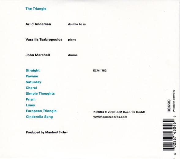 Arild Andersen, Vassilis Tsabropoulos, John Marshall: The Triangle - CD Foto #2