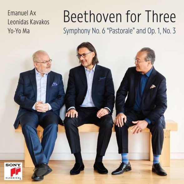 Emanuel Ax, Leonidas Kavakos, Yo-Yo Ma: Beethoven for Three: Symphony No. 6 and Op. 1, No. 3 - CD Foto #1