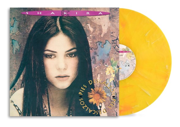 Shakira: Pies Descalzos (30th Anniversary - Vibrant Yellow W/ Red Swirl Marble Vinyl) - Plak Foto #2