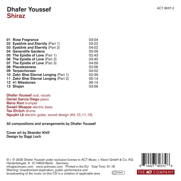 Dhafer Youssef: Shiraz - CD Foto #3