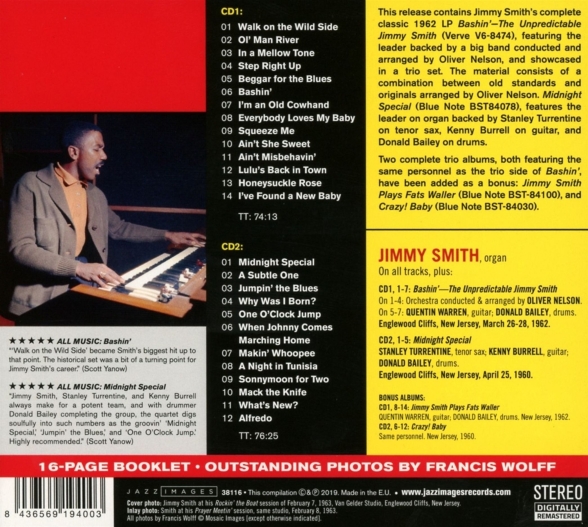 Jimmy Smith: Bashin' + Midnight Special - CD Foto #2