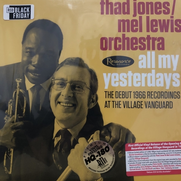 Thad Jones – Mel Lewis Orchestra: All My Yesterdays - Plak Foto #1