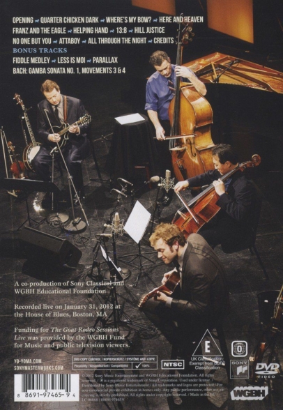 Yo-Yo Ma, Edgar Meyer, Chris Thile, Stuart Duncan: The Goat Rodeo Sessions - DVD Foto #2