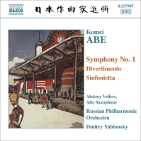 Dmitry Yablonsky: Abe: Symphony No. 1 / Divertimento / Sinfonietta - CD