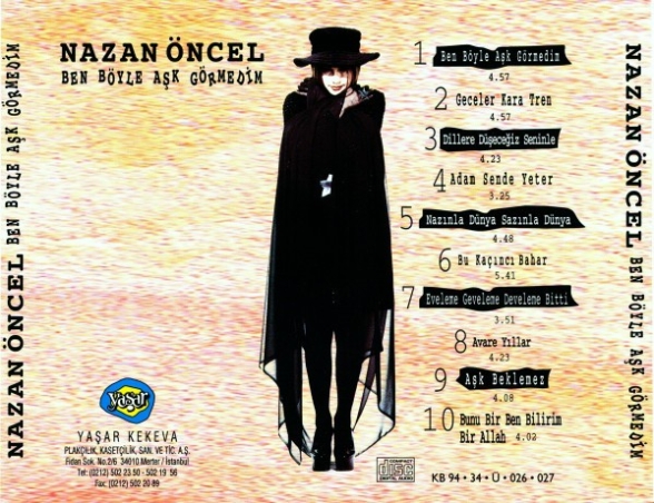Nazan Öncel: Ben Böyle Aşk Görmedim - CD Foto #2