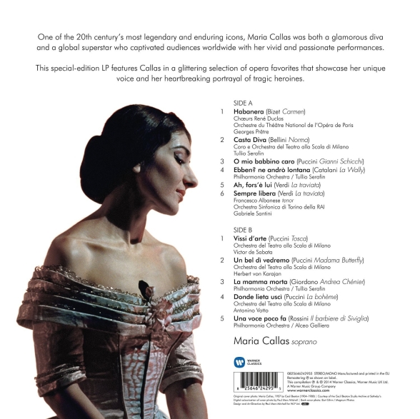 Maria Callas Remastered - Plak Foto #2